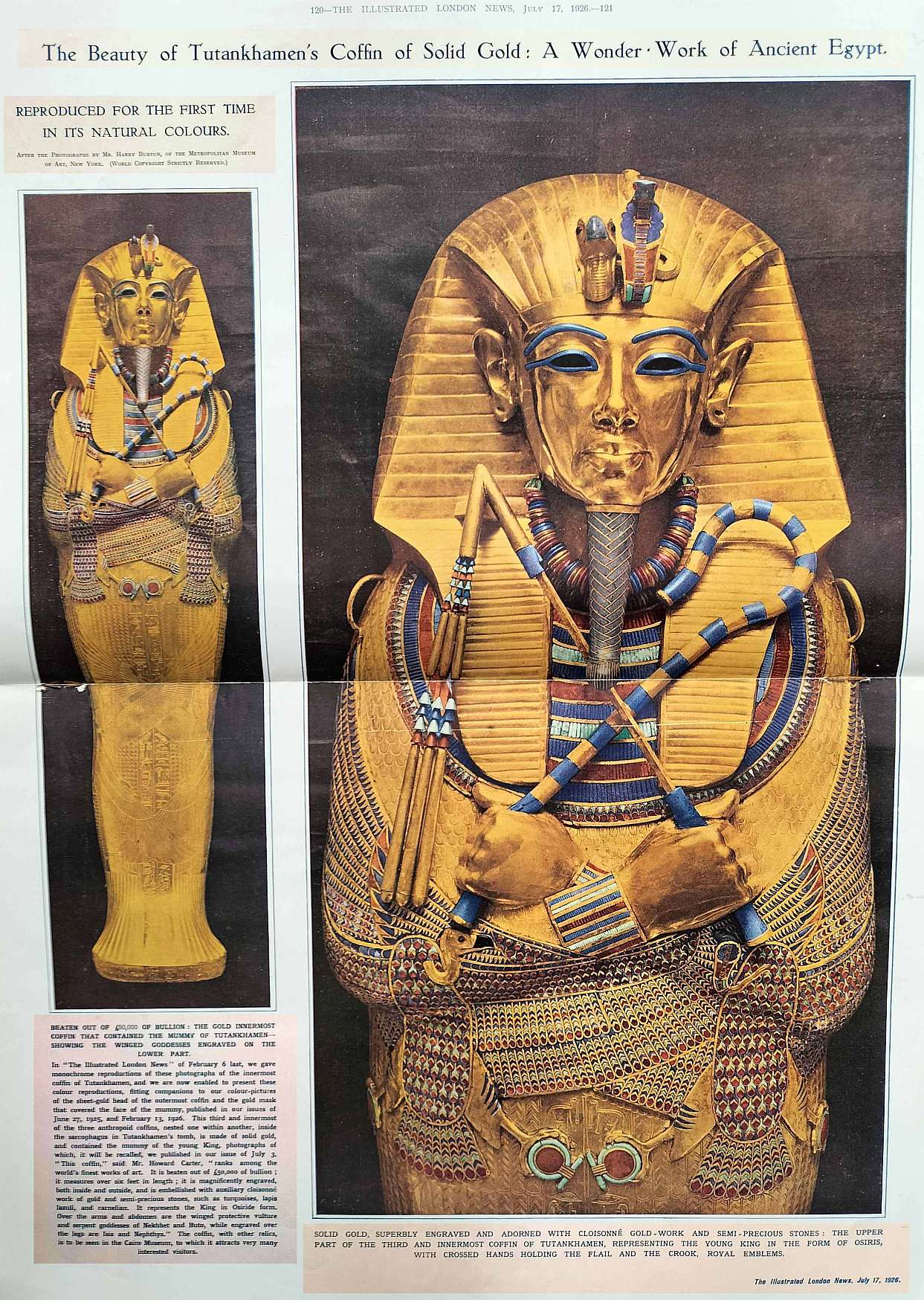 tut gold mummy
